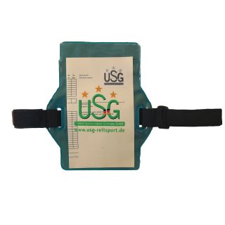 USG Reitsport Medical card, Rckseite mit Samtbezug